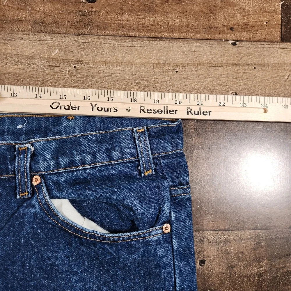 Vintage Levis 517 Jeans Pants Mens 40x30 Blue Denim Orange Tab 70s 80s Tag 42x32